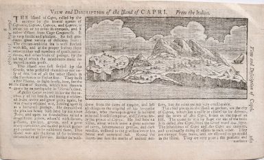 View and Description of the Isle of CAPRI.