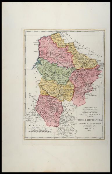 I Governi de Paesi Bassi Francesi dell'Artesia della Piccardia e dell'ISOLA DI FRANCIA