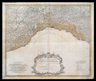 Mappa Geographica STATUS GENUENSIS