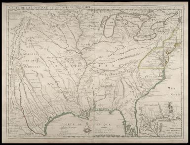 Carte de la Louisiane et du Cours du Mississipi