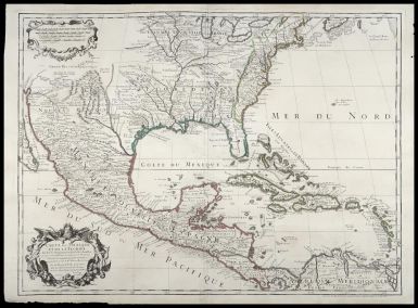 Carte du Mexique et de la Floride