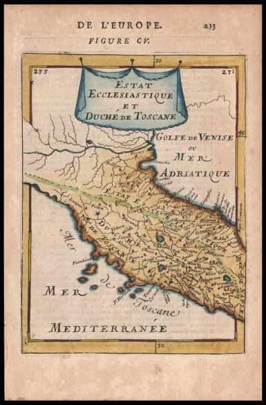 Estat Ecclesiastique et Duché de Toscane