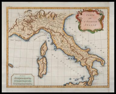 Carte de l'Ancienne Italie