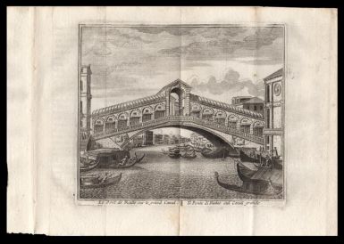 Il Ponte di Rialto sul Canal grande.