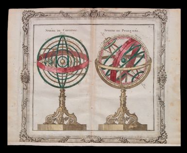 Sphère de Copernic. Sphère de Ptolemée.