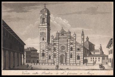 Veduta della Basilica di S. Giovanni in Monza