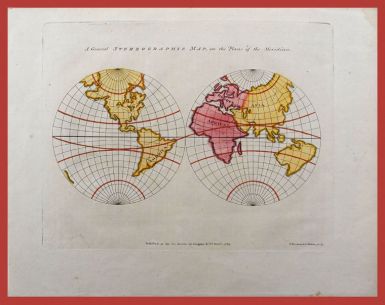 A General STEREOGRAPHIC MAP, on the Plane of the Meridian.